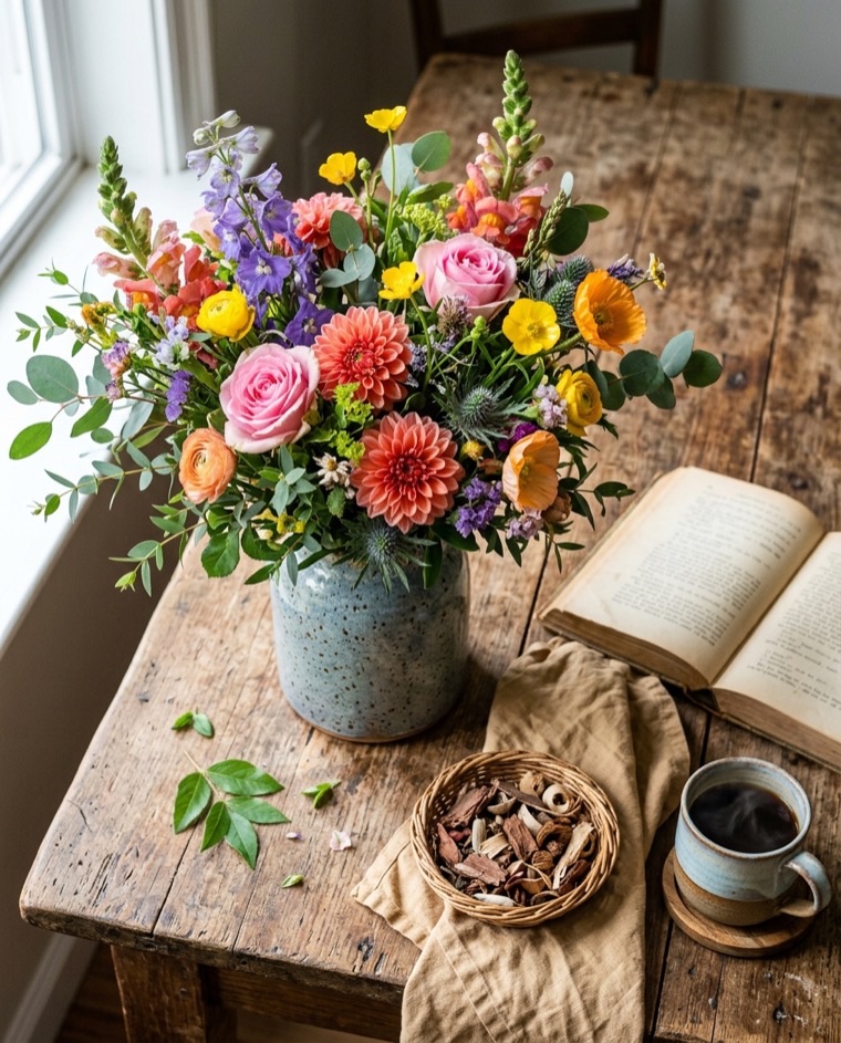 Blomsterbutikk Instagram-innlegg